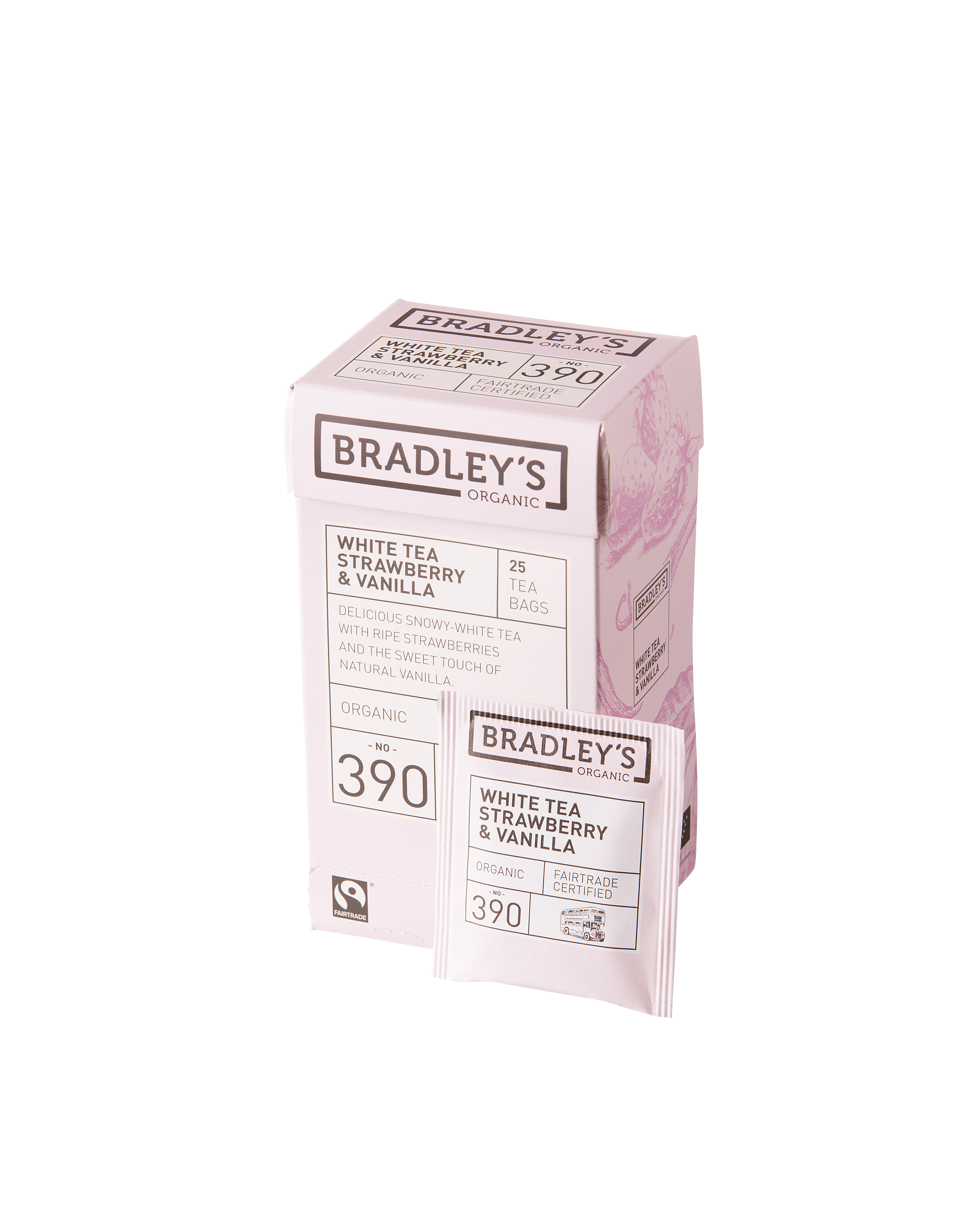 Bradley's Organic White Tea Strawberry & Vanilla