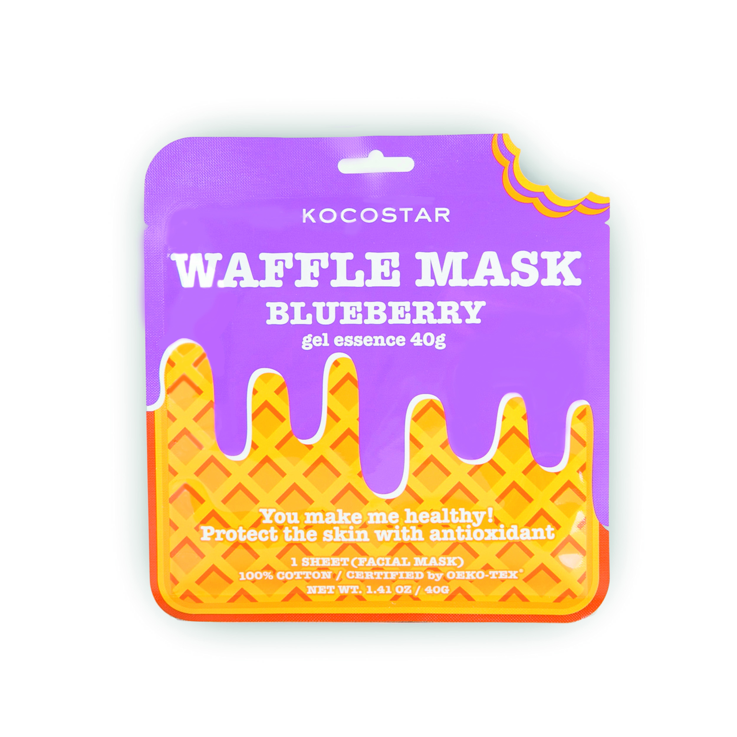 KOCOSTAR Waffle Mask Blueberry 1 st