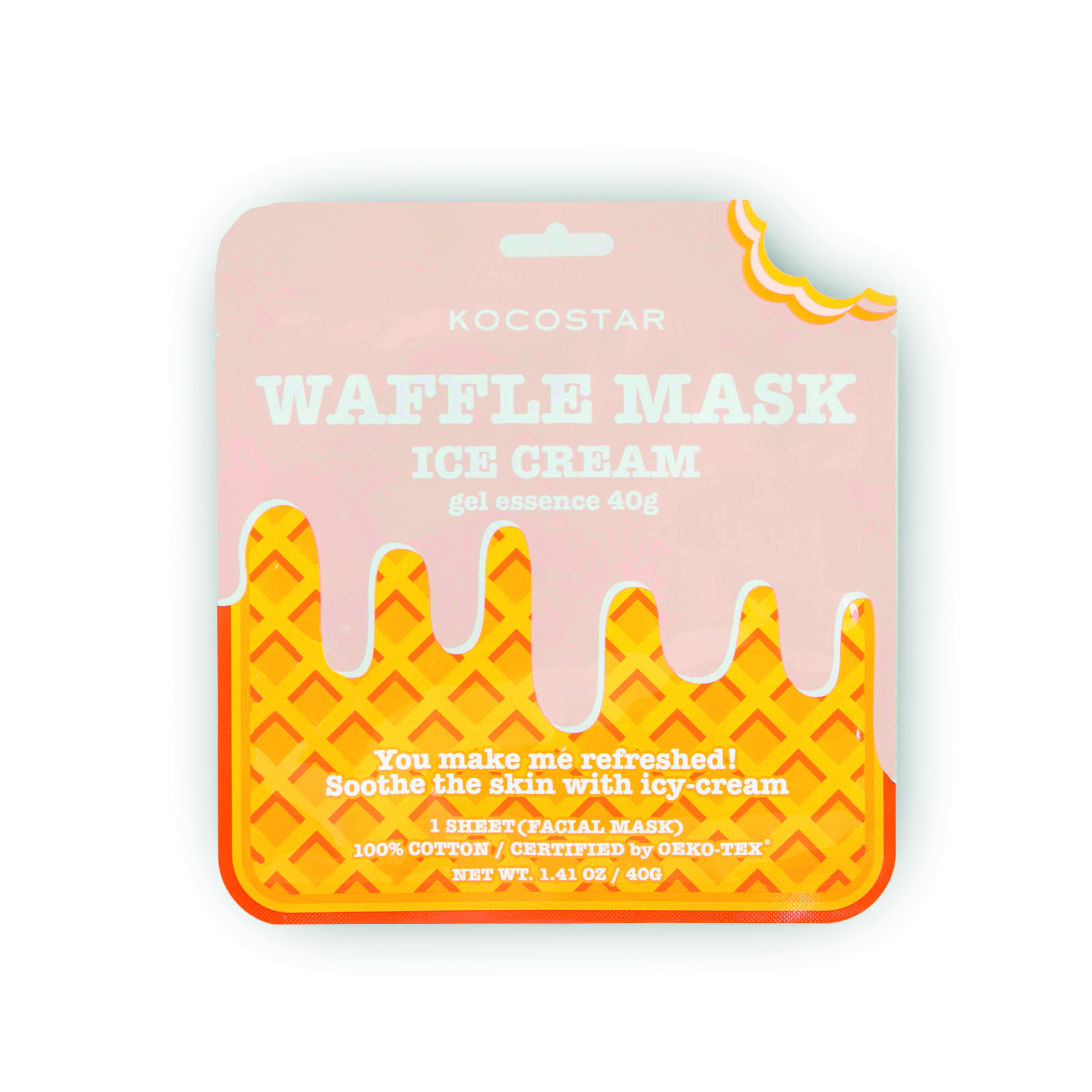 KOCOSTAR Waffle Mask Ice Cream 1 st