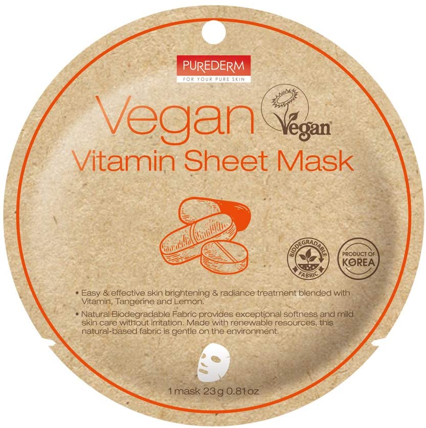 Purederm Vegan Vitamin Sheet Mask 1 st