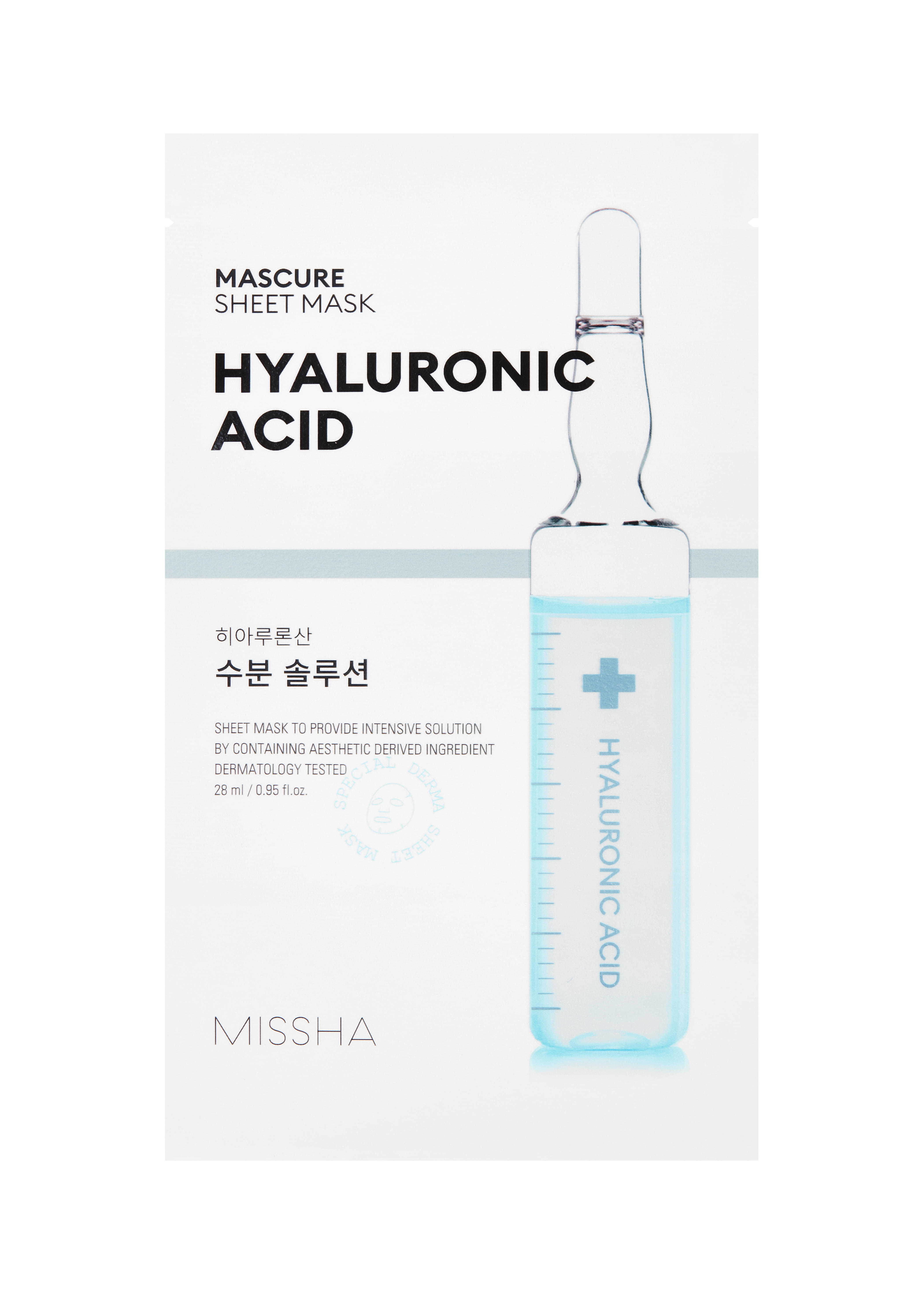 Missha Mascure Hydra Solution Hyaluronic Acid Sheet Mask 28 ml