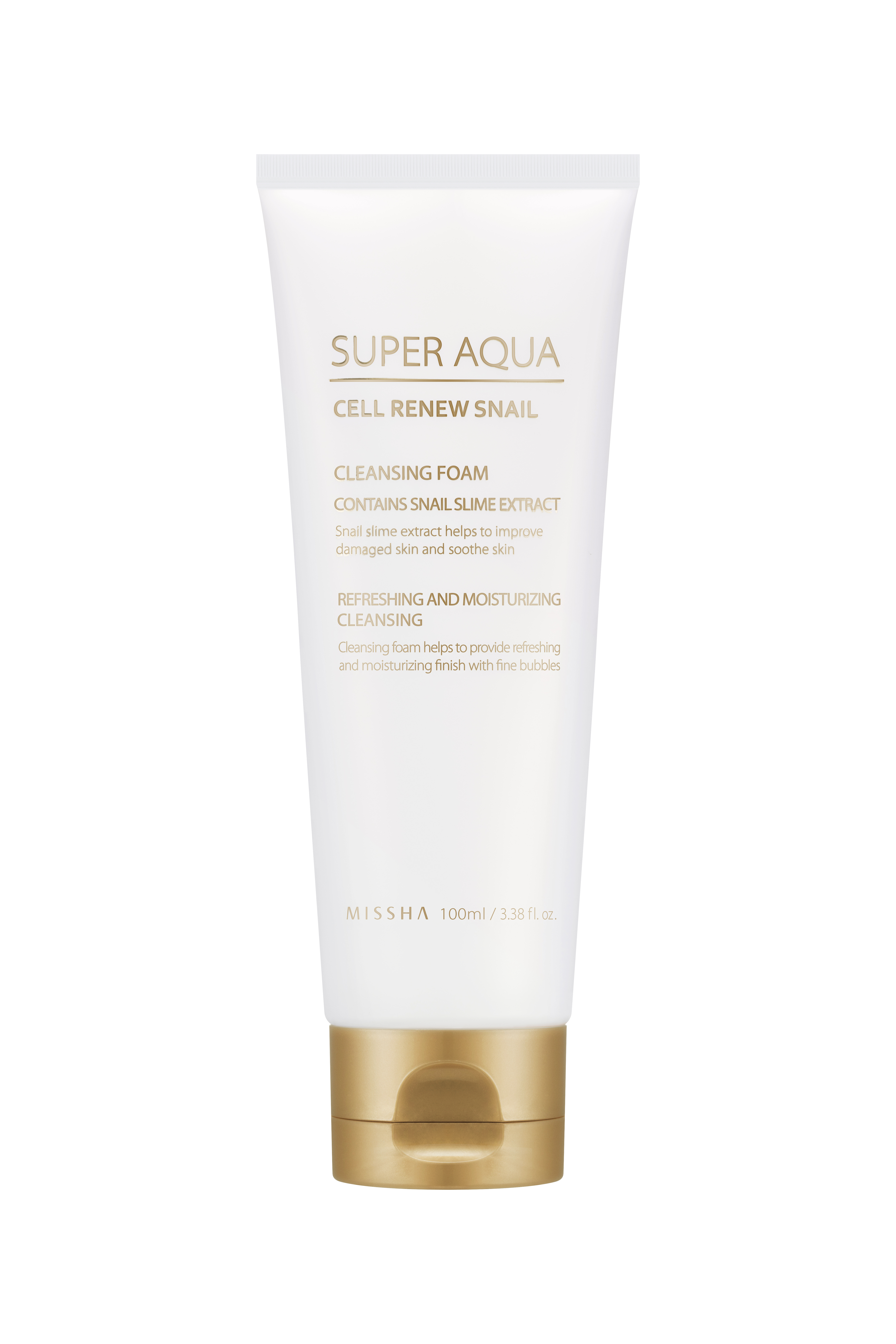 Missha Super Aqua Cell Renew Snail Cleansing Foam 100 ml