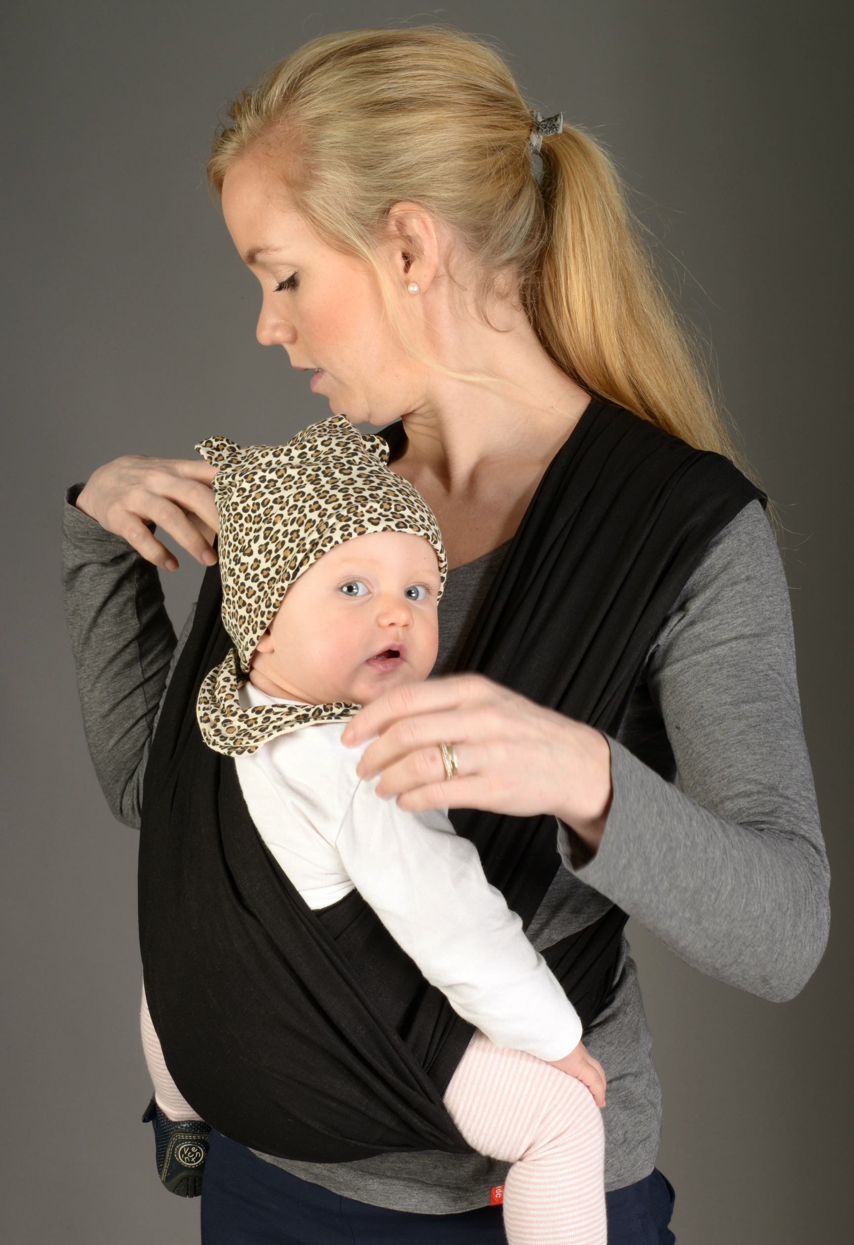 EasyHug Original Bärsjal Svart M