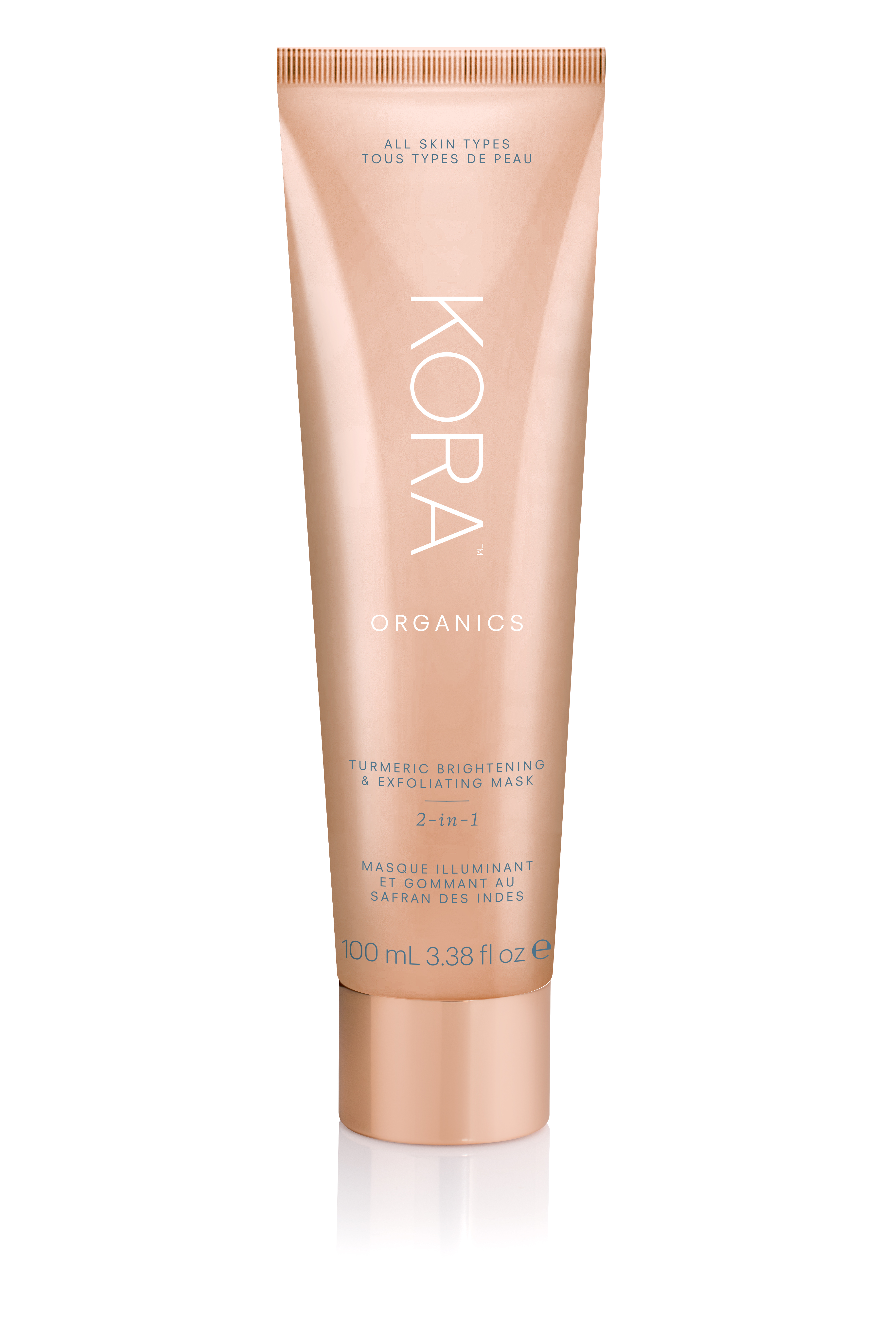 KORA ORGANICS Turmeric Brightening & Exfoliating Mask 2-in-1 100 ml