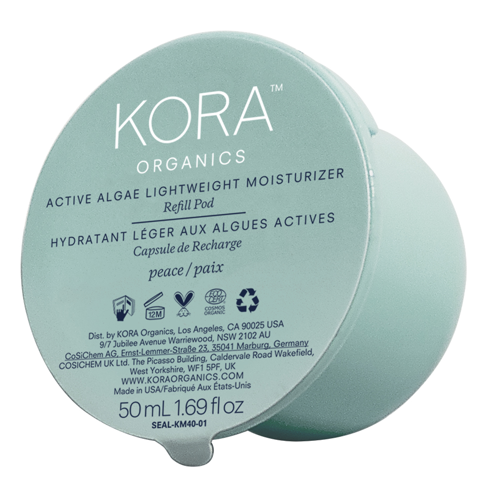 KORA ORGANICS Active Algae Lightweight Moisturizer Refill 50 ml