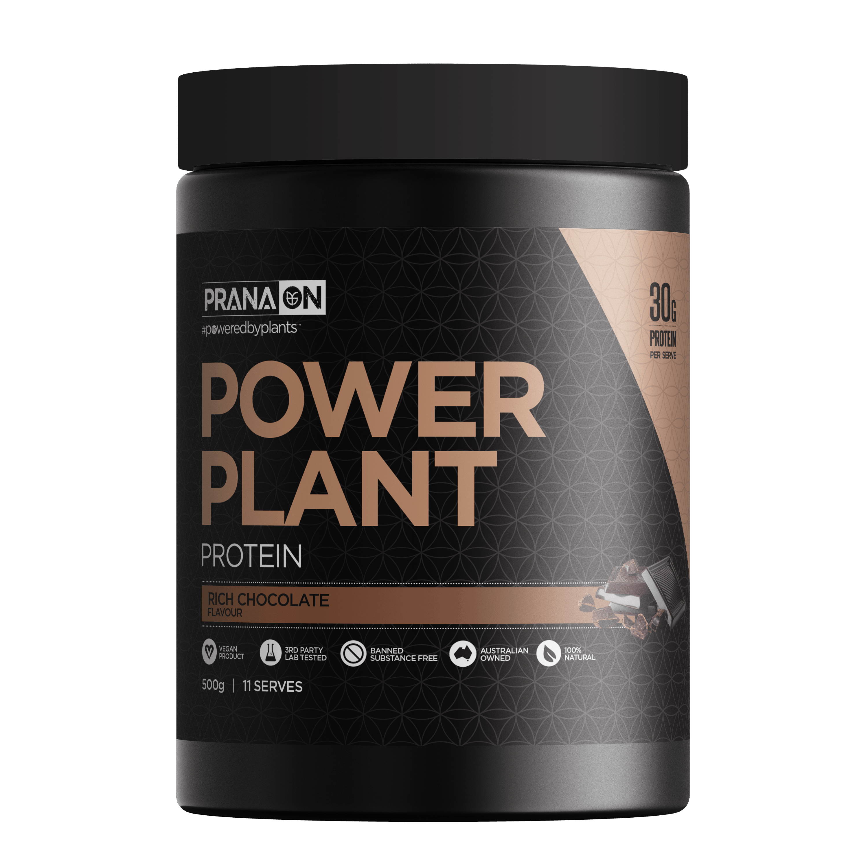 PranaOn Power Plant Protein Rich Chocolate 500g