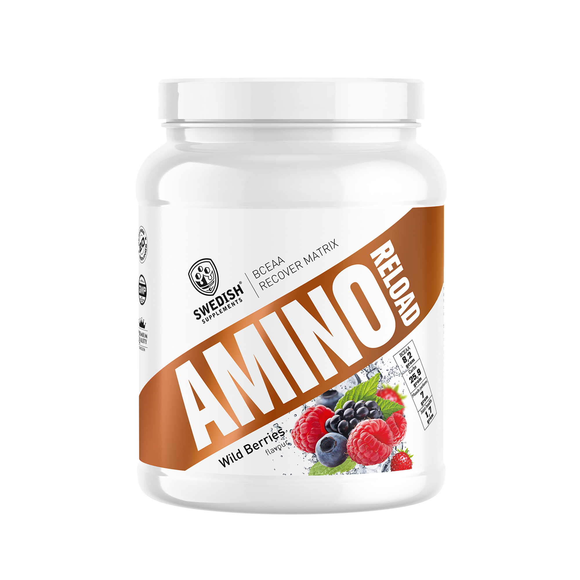 Swedish Supplements Amino Reload Forrest Berries 1 kg