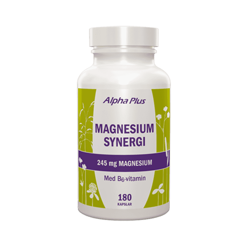 Alpha Plus Magnesium Synergi 245mg 180 kapslar