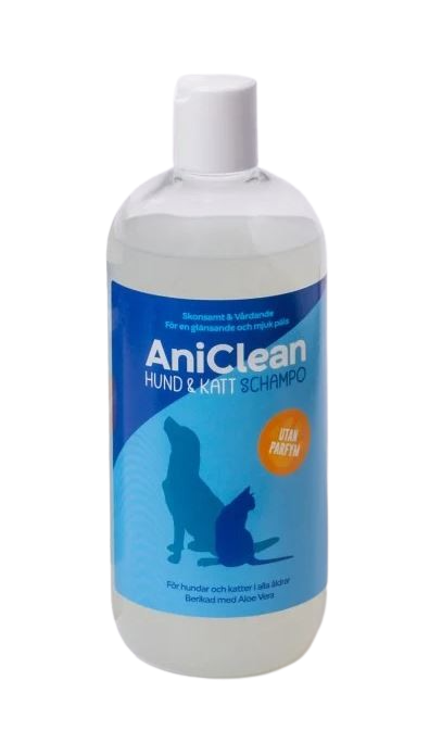 Healthy Pet Scandinavia AniClean Hund & Katt Schampo Oparfymerad 500 ml