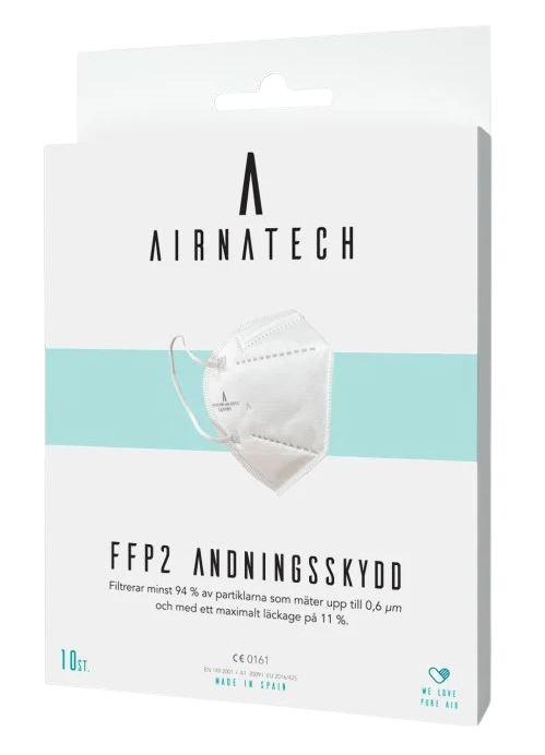 AIRNATECH FFP2 Andningsskydd 10 st