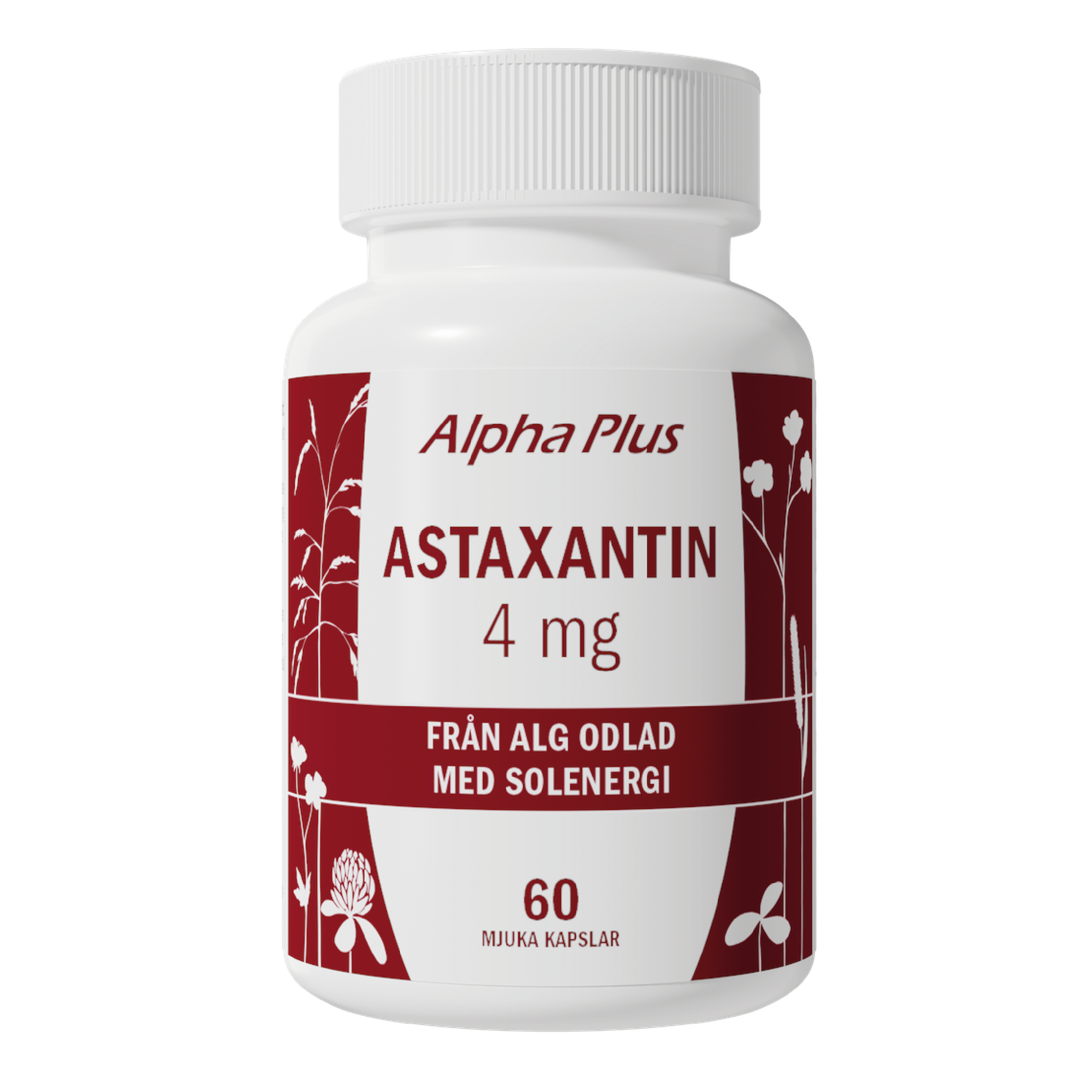 Alpha Plus Astaxantin 4mg 60 kapslar