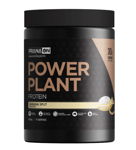 PranaOn Power Plant Protein Banana Split 500g