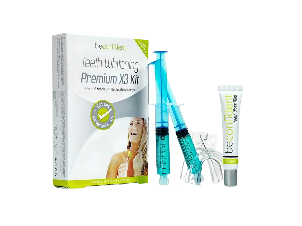 Köp Beconfident Teeth Whitening Premium X3 Kit Apohem
