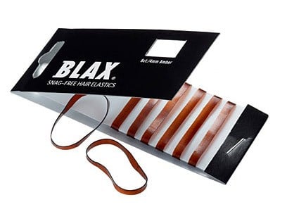 BLAX Snagg-Free Hair Elastics 4 mm Amber 8 st