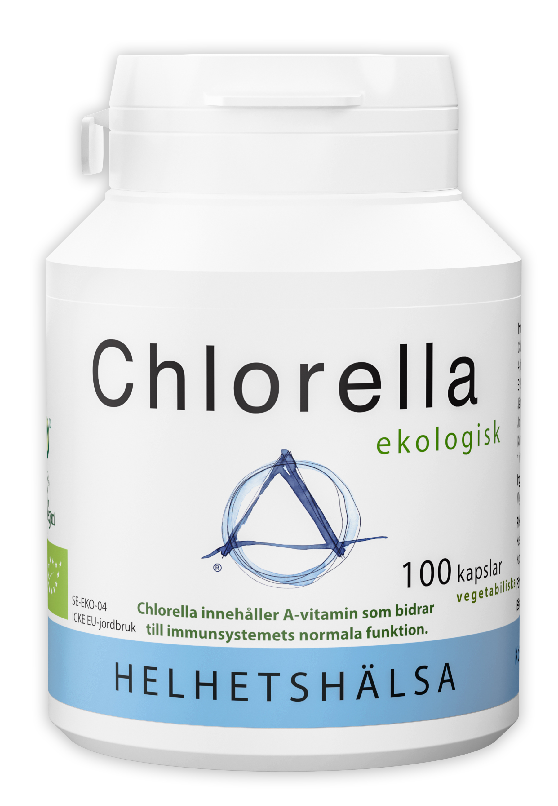 Helhetshälsa Chlorella EKO 375mg 100 kapslar
