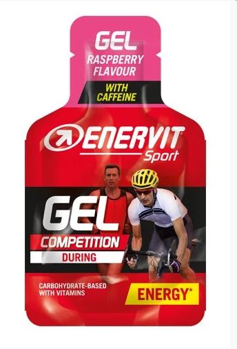 Enervit Sport Liquid Gel Koffein Hallon 25 ml