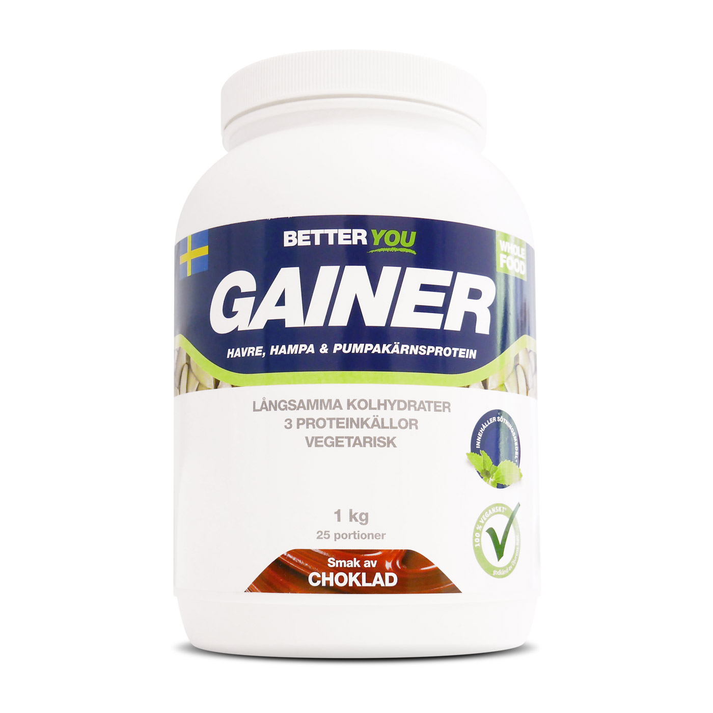 Better You Protein Whole Food Gainer Choklad 1 kg