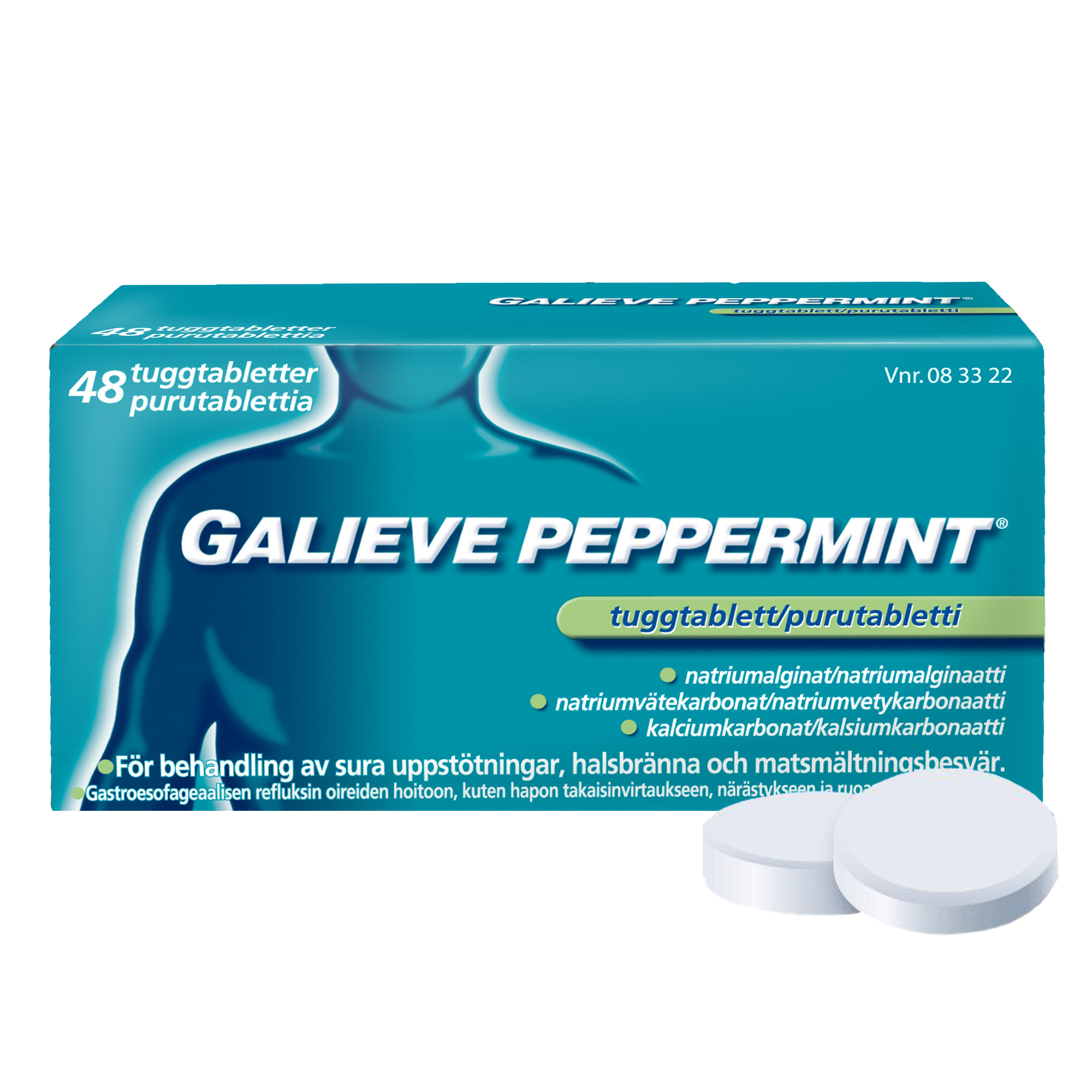 Galieve Pepparmint 48 tuggtabletter