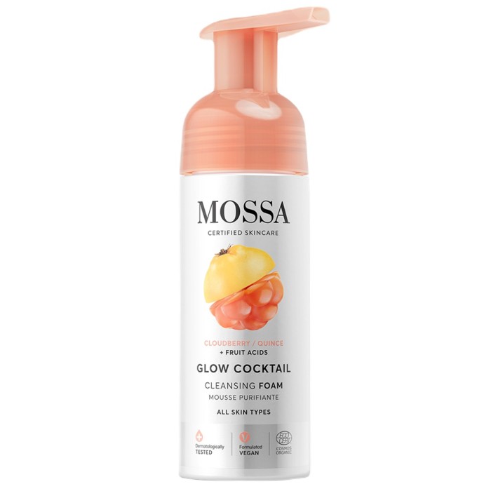 MOSSA Glow Cocktail Cleansing Foam 150 ml