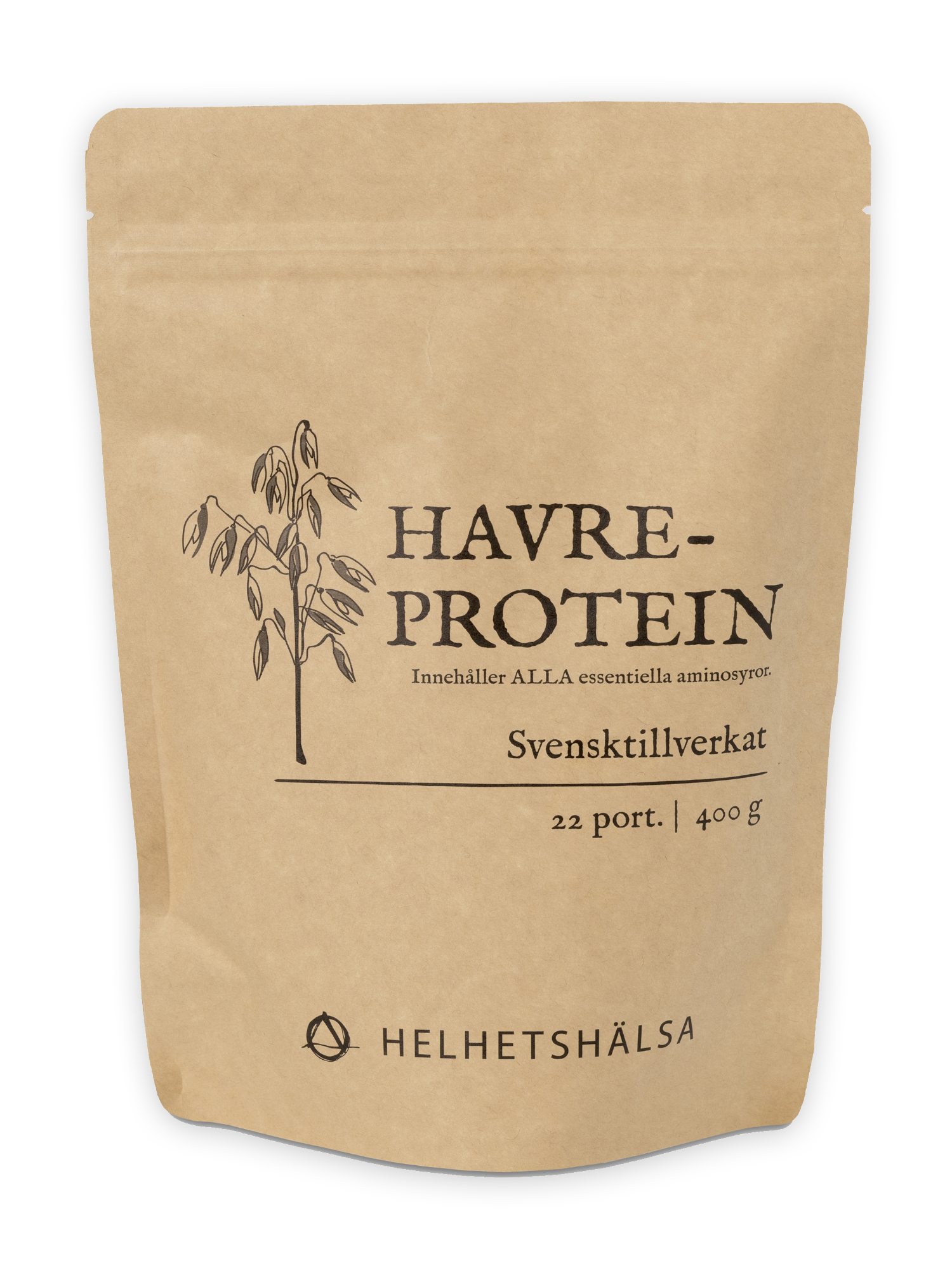 Helhetshälsa Havreproteinpulver Svensktillverkat 400 g