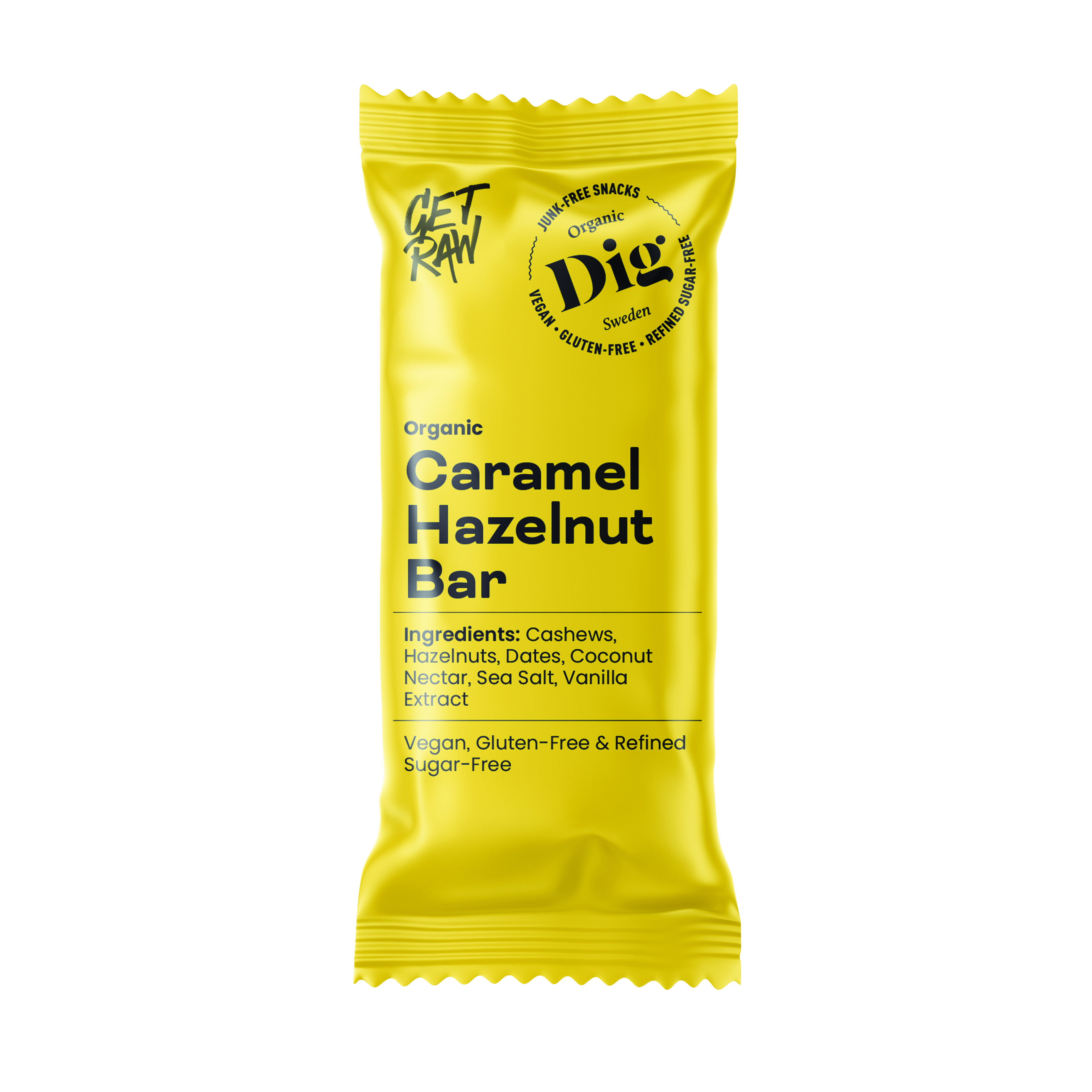 GET RAW Caramel & Hazelnut