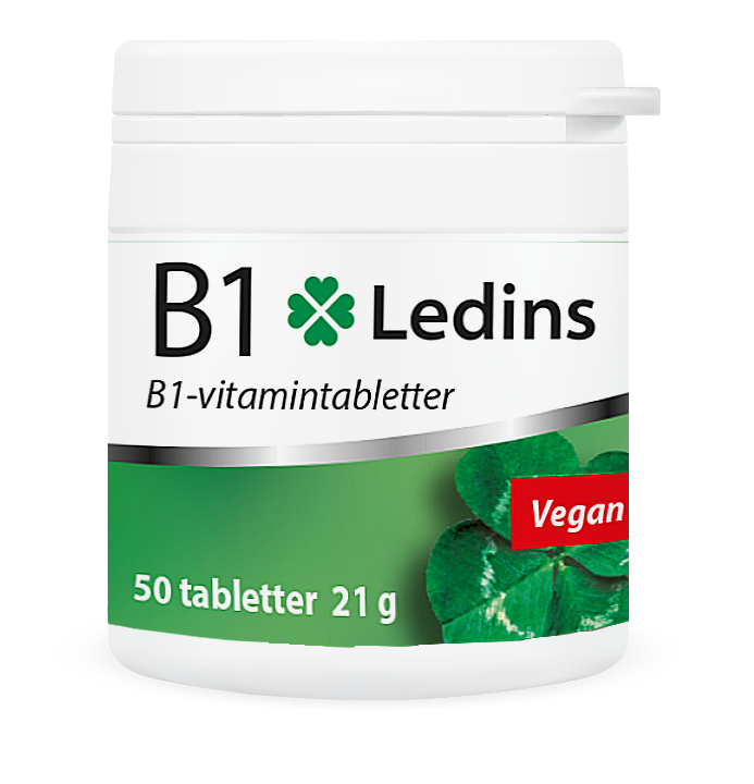 Ledins Vitamin B1 100 mg 50 tabletter