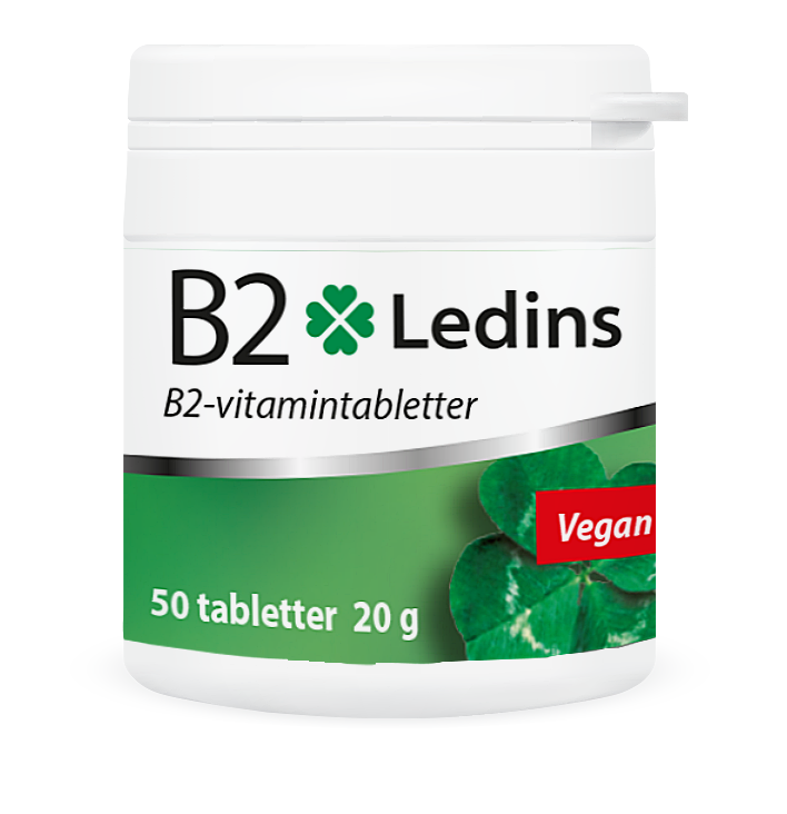 Ledins Vitamin B2 50 tabletter