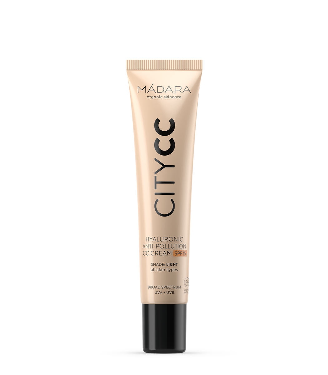 Mádara Cosmetics CityCC Hyaluronic Anti-pollution CC Cream SPF15 Light 40 ml