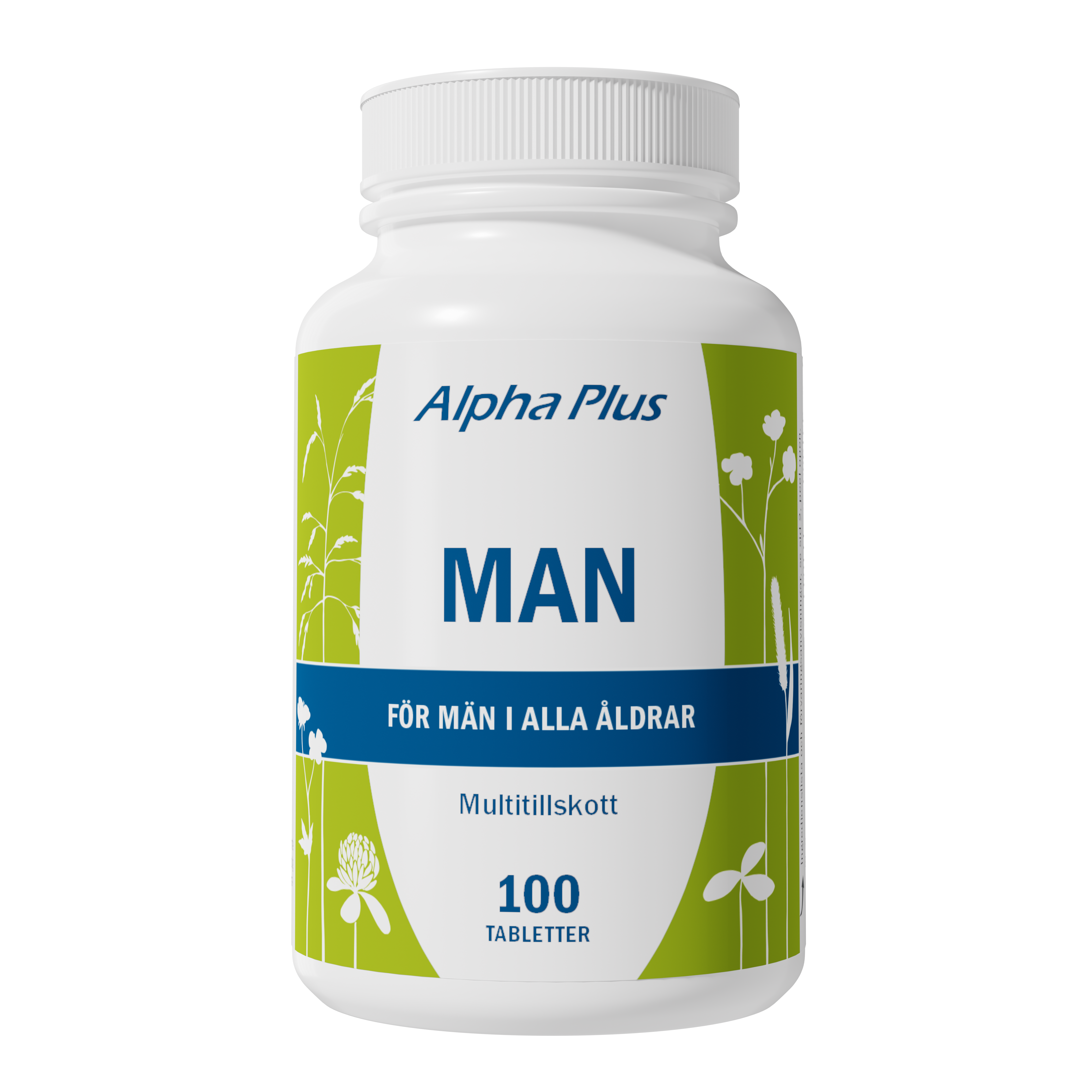 Alpha Plus Man Multitillskott 100 tabletter