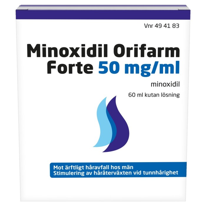 Köp Orifarm Minoxidil Orifarm 50mg/ml Kutan Lösning 60 |