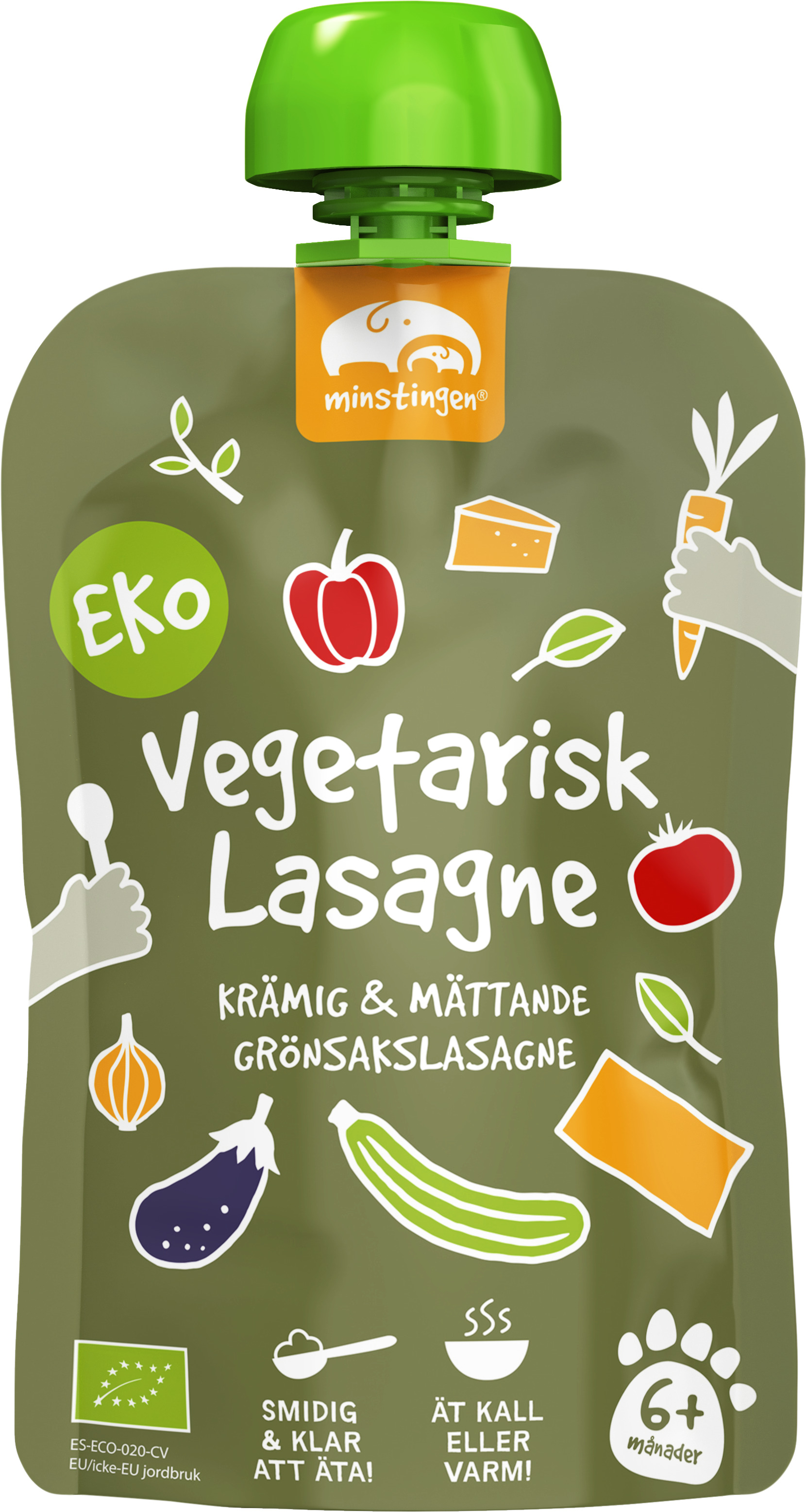 Minstingen Klämmis Vegetarisk Lasagne 120 g
