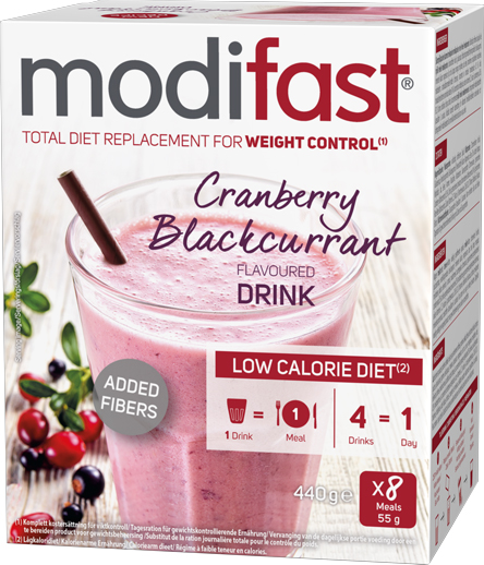 Modifast LCD Cranberry Blackcurrant 8 x 55g