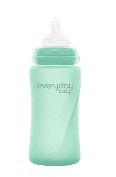 Everyday Baby Nappflaska Glas Healthy+ Mint Green 240 ml