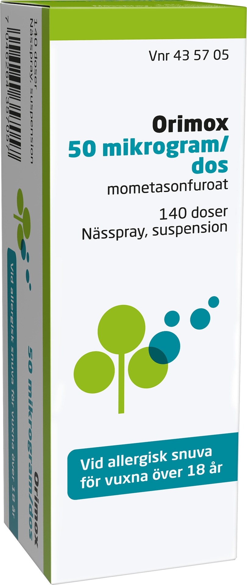 Orimox Nässpray 50 mikrogram/dos 140 doser