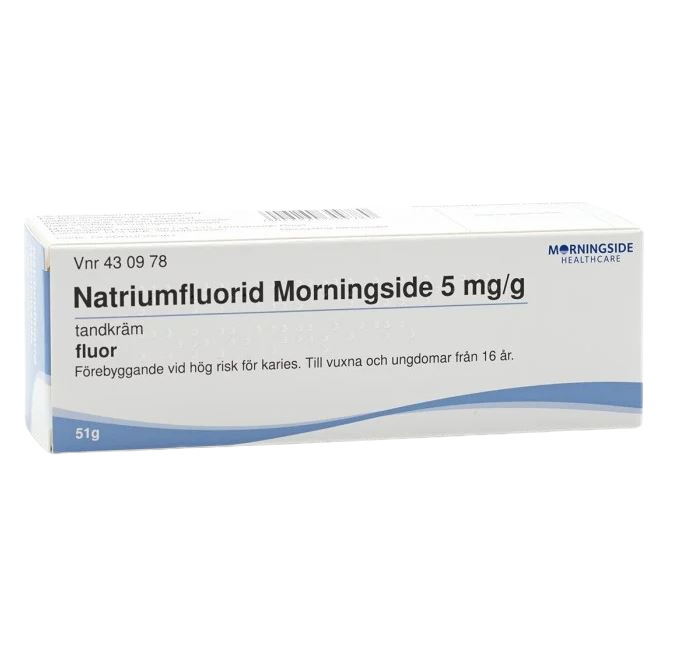 Morningside Natriumfluorid Morningside 5 mg/g Tandkräm 51 g