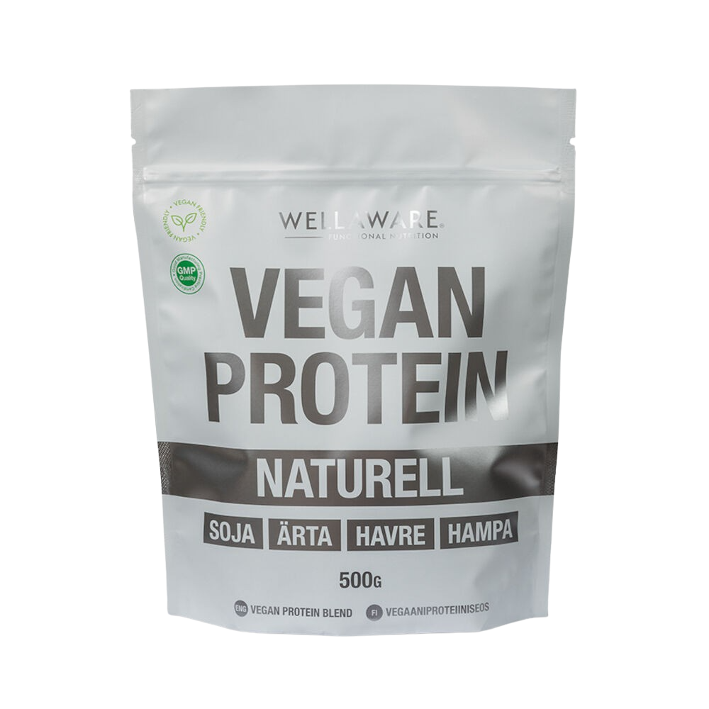 WellAware Vegan Protein Blend Naturell Påse 500 g