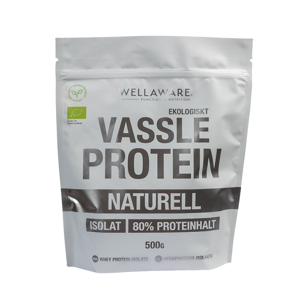WellAware Ekologiskt Vassleprotein Naturell Påse 500 g