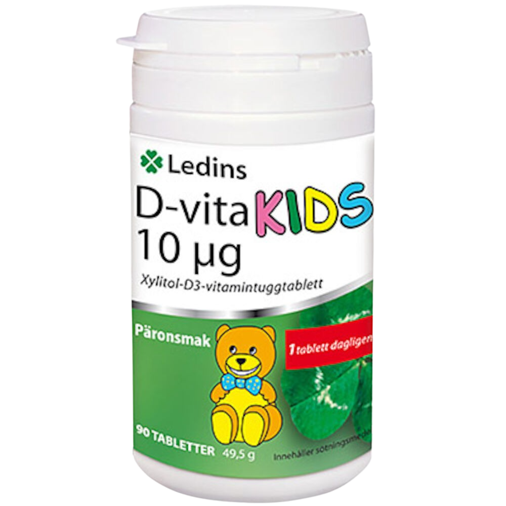Ledins D-vita Kids 10µg 90 tabletter