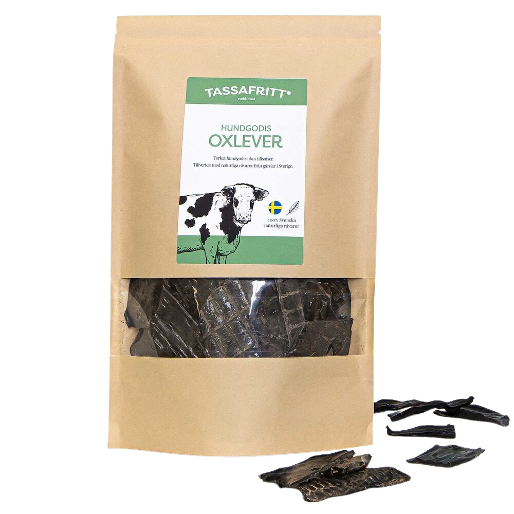 Tassafritt Hundgodis Oxlever 100 g