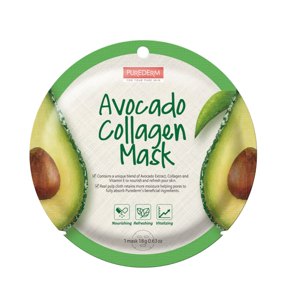 Purederm Avocado Collagen Mask 1 st