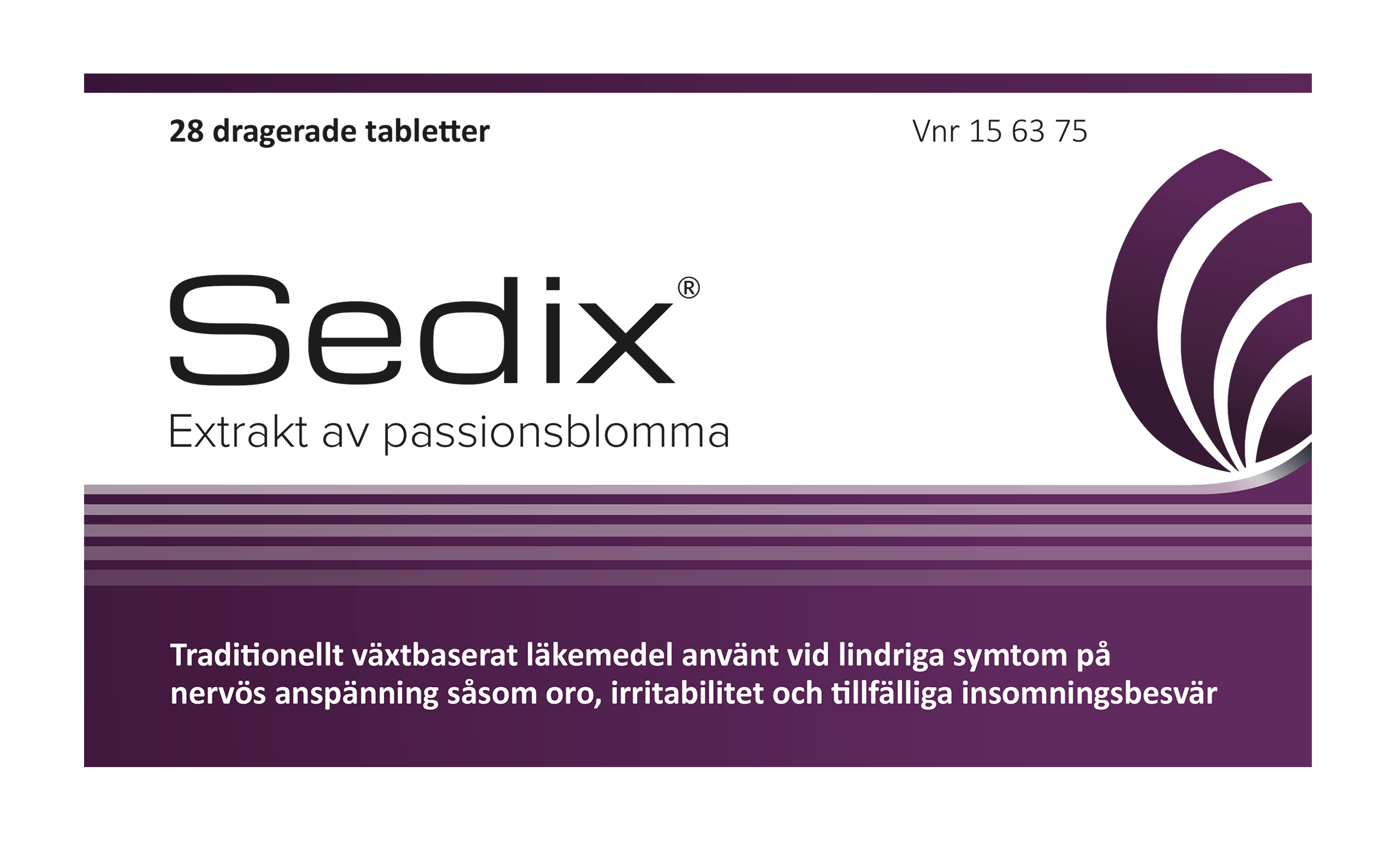 Sedix Extrakt av passionsblomma 28 tabletter