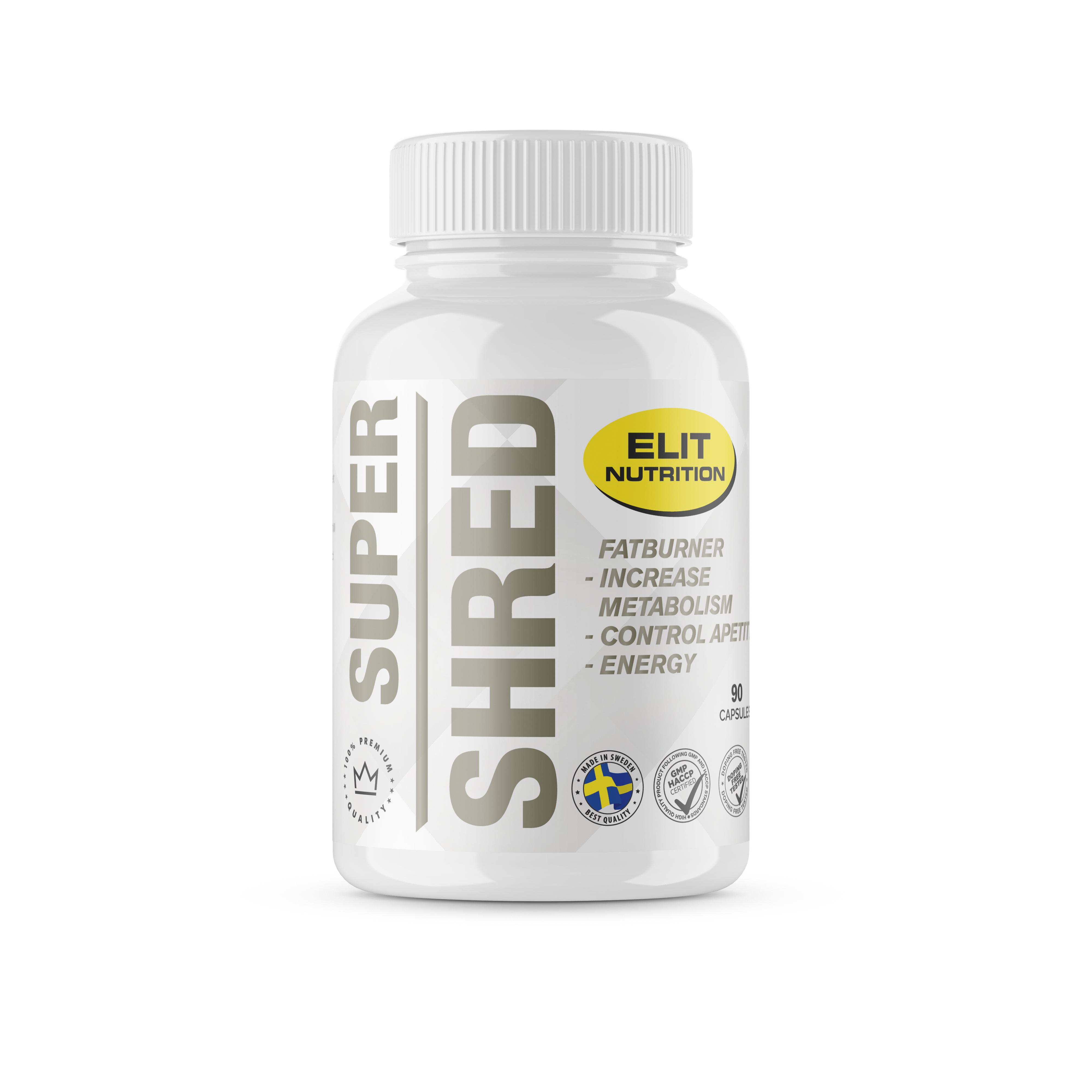 Elit Nutrition Super Shred Fatburner 90 kapslar