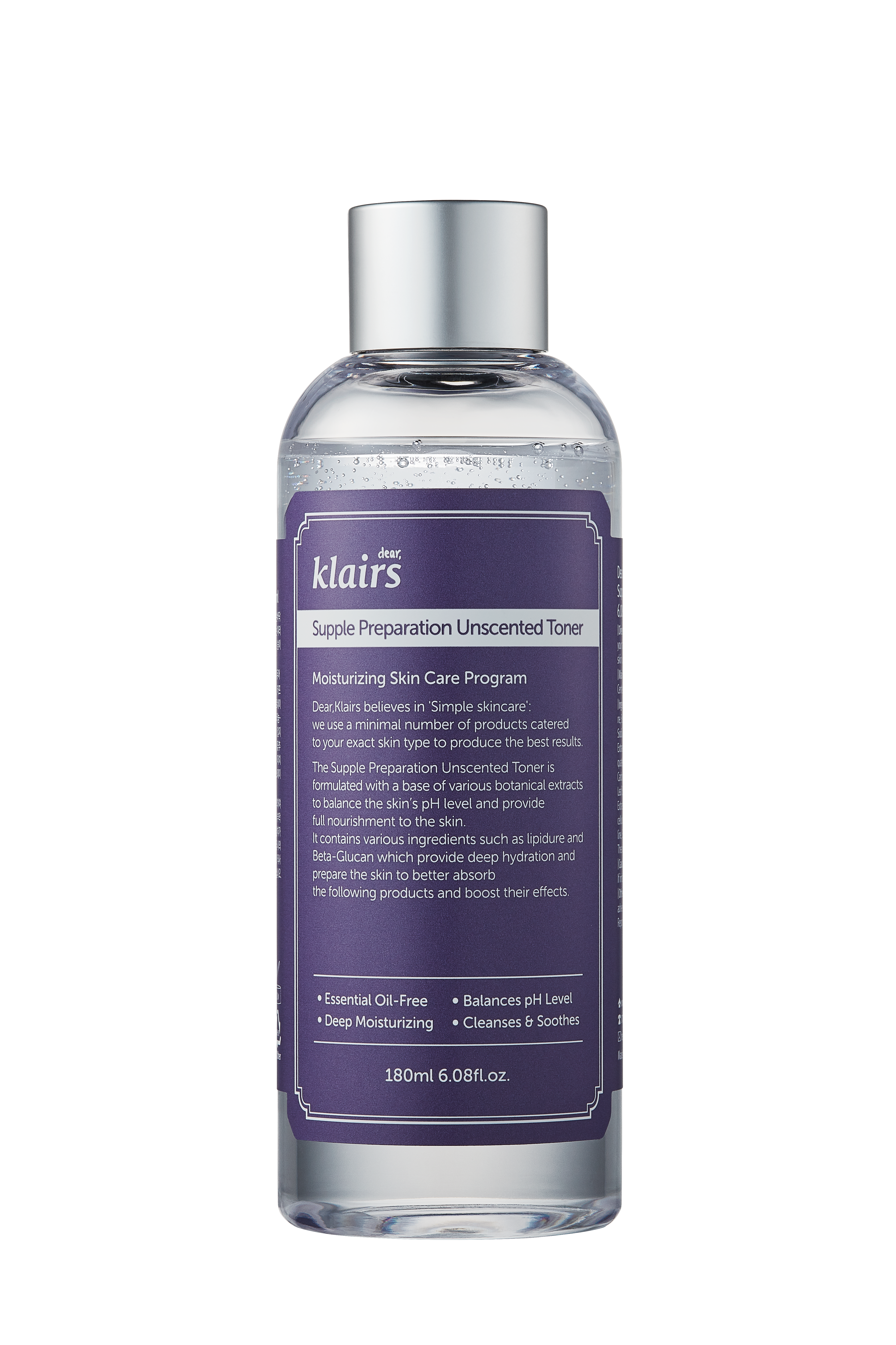 Klairs Supple Preparation Unscented Toner 180 ml