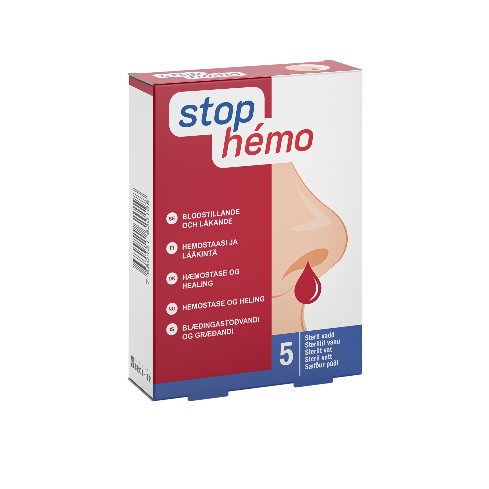 Stop Hemo Köp stop hémo Blodstillande Vadd 5 st | Apohem