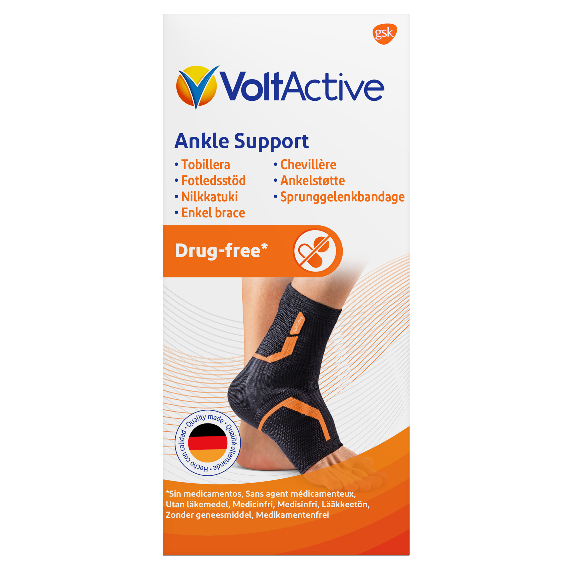 VoltActive Fotledsstöd Vänster S 1 st